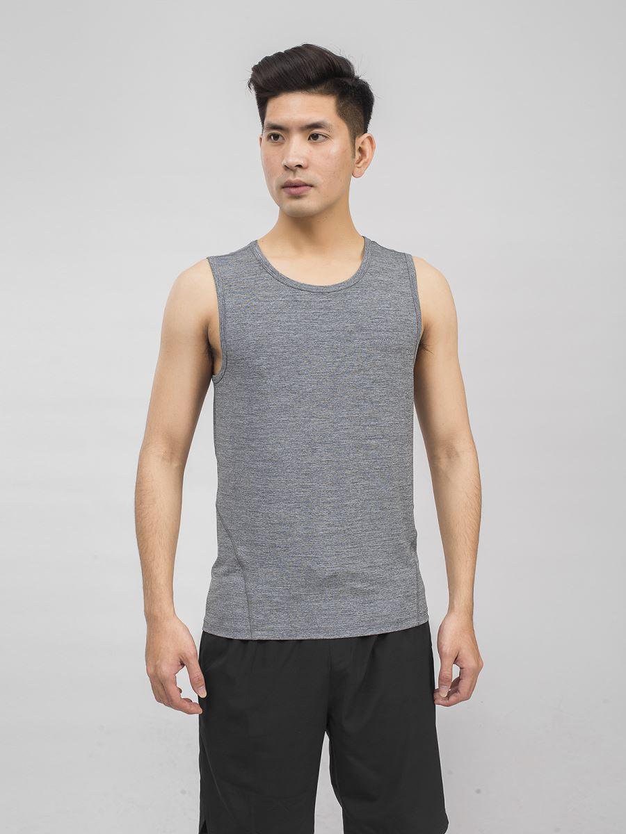 Áo Tank-Top Nam Aristino ATT006S9, Vải Askin Polyester Thấm Hút Vượt Trội, Kháng Tia UV, Kiểu Dáng Nam Tính, Khỏe Khắn Từ Phòng Tập Cho Đến Đời Thường - Hàng Chính Hãng