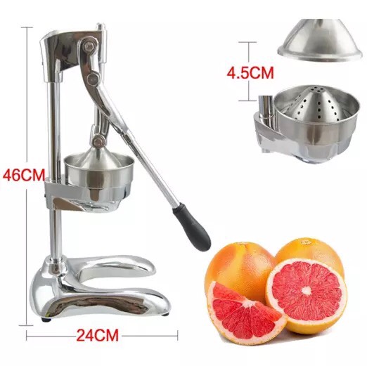 Dụng cụ ép cam, bưởi, lê, dưa hấu... bàng tay inox loại 6kg