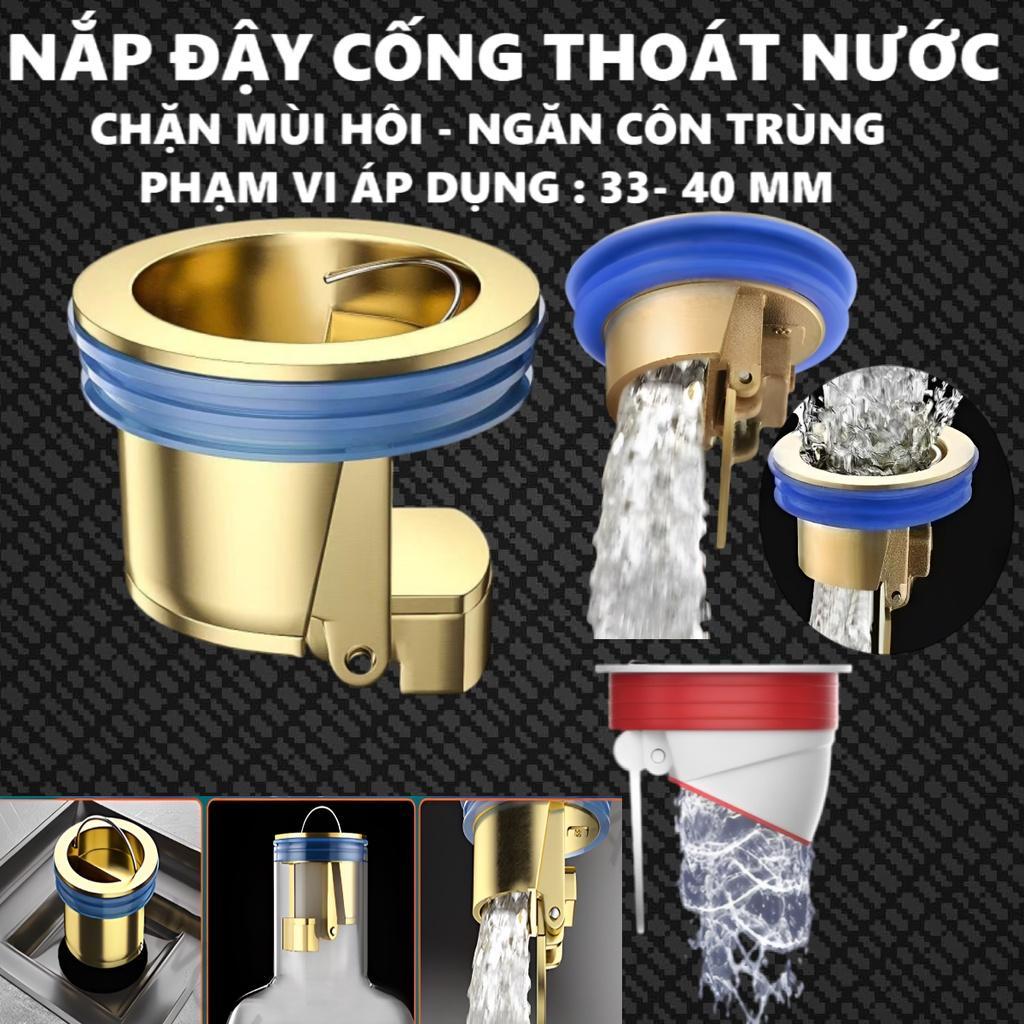 Nắp Đậy Cống Thoát Nước Sàn Nhà Bếp, Nắp Cống Thoát Nước Sàn Nhà Tắm Nhà Vệ Sinh, Chống Côn Trùng Và Mùi Hôi Tiện Dụng, - ĐỒNG