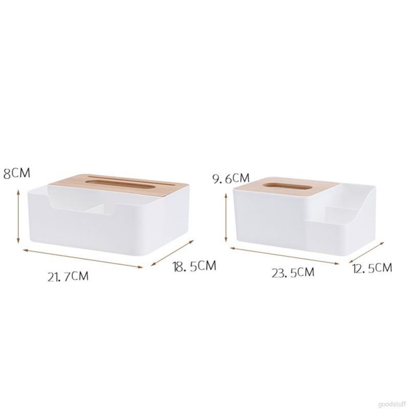 Hộp Đựng Khăn Giấy Bằng Gỗ Đa Năng