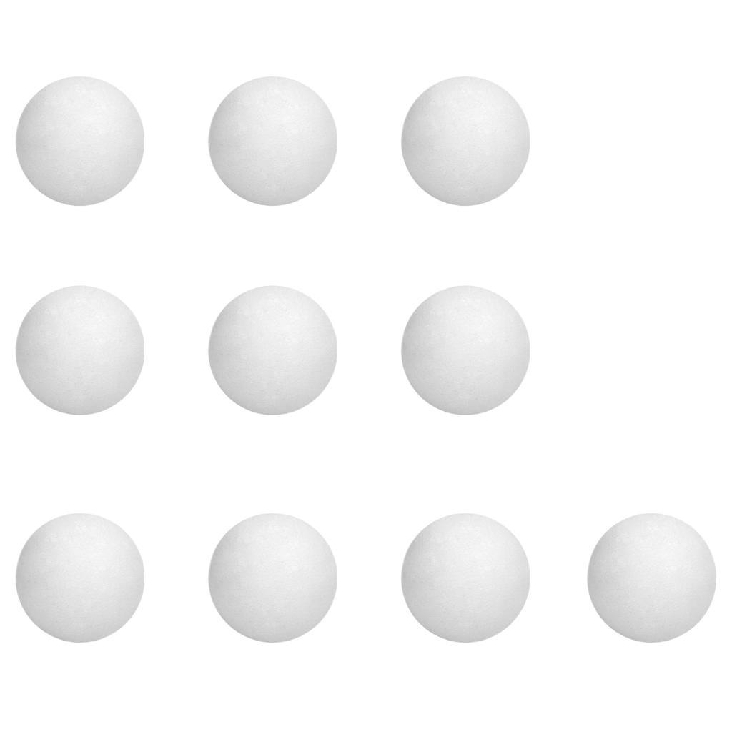 0 Pieces EVA Foam Golf Swing Exercises Practice Training Balls White