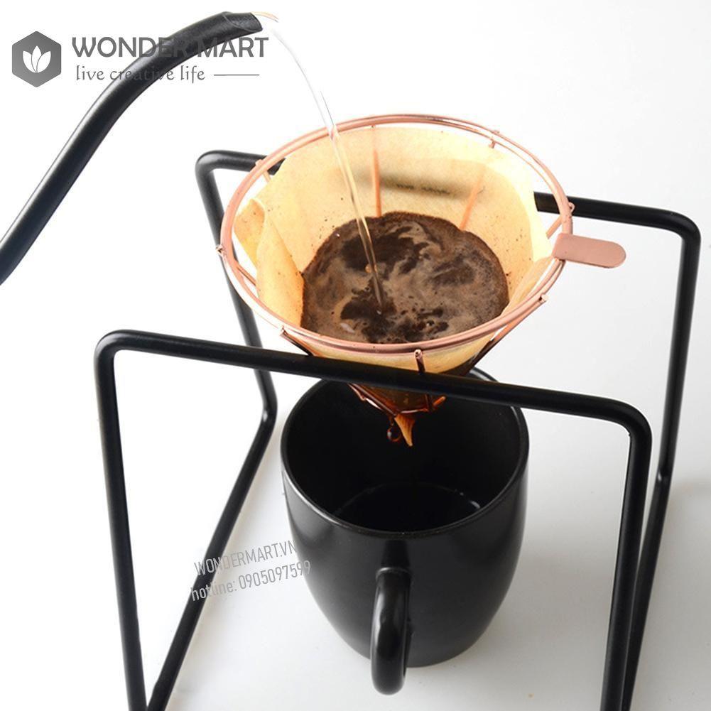 Phễu lọc Drip V60 nhỏ giọt kèm 40 giấy lọc