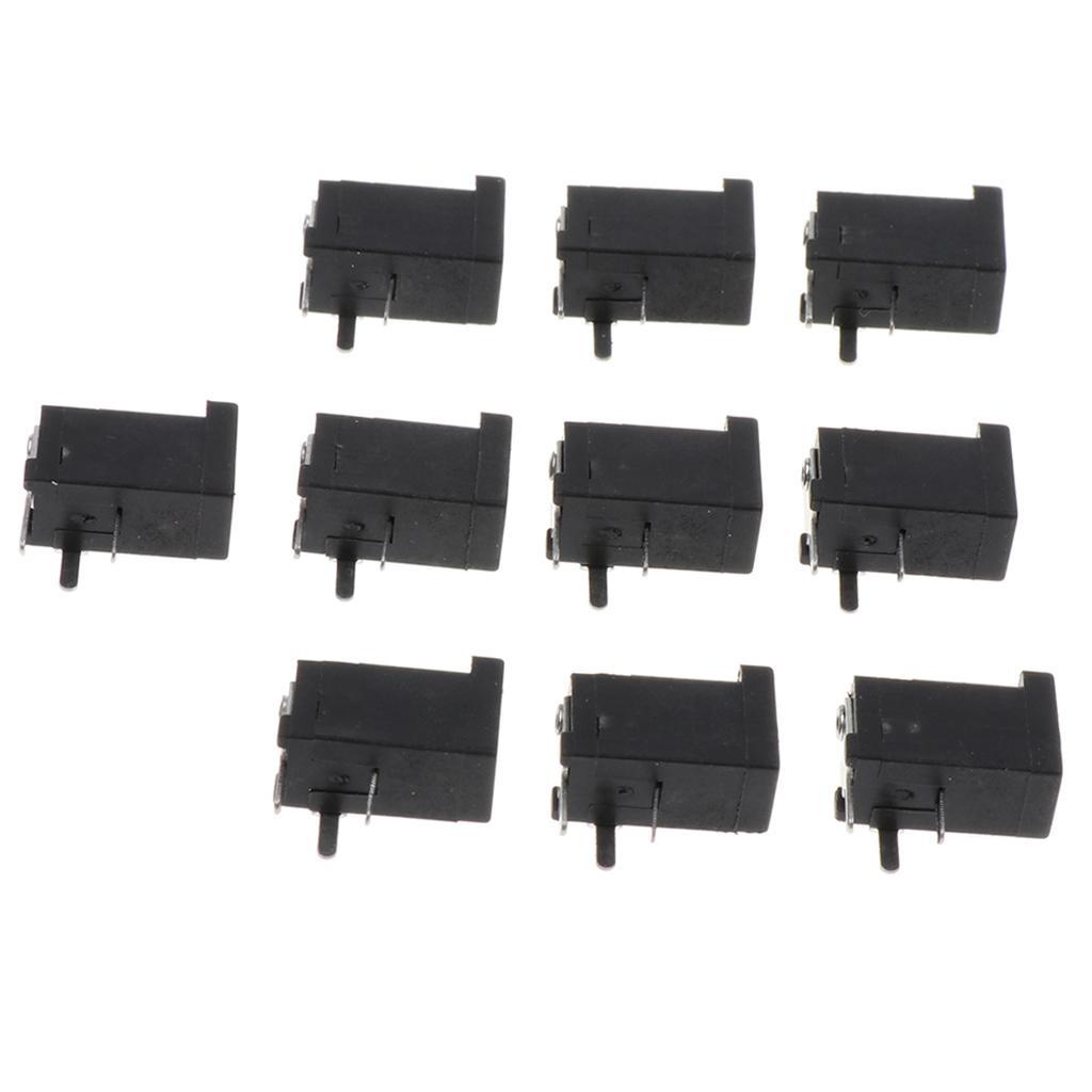 20x DC Power Panel Mount Female Socket Connector Plug 3.5mmx1.35mm