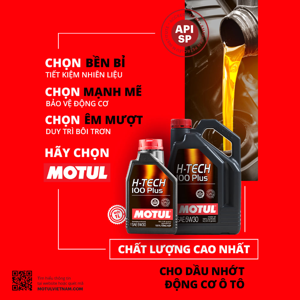 Dầu nhớt xe ô tô MOTUL H-TECH 100 PLUS 5W30 4L