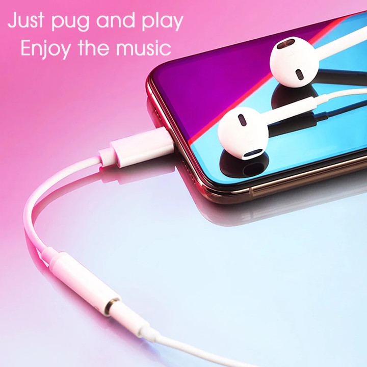 Dây cáp chuyển đổi cổng Lightning sang jack 3.5mm bằng kết nối Bluetooth