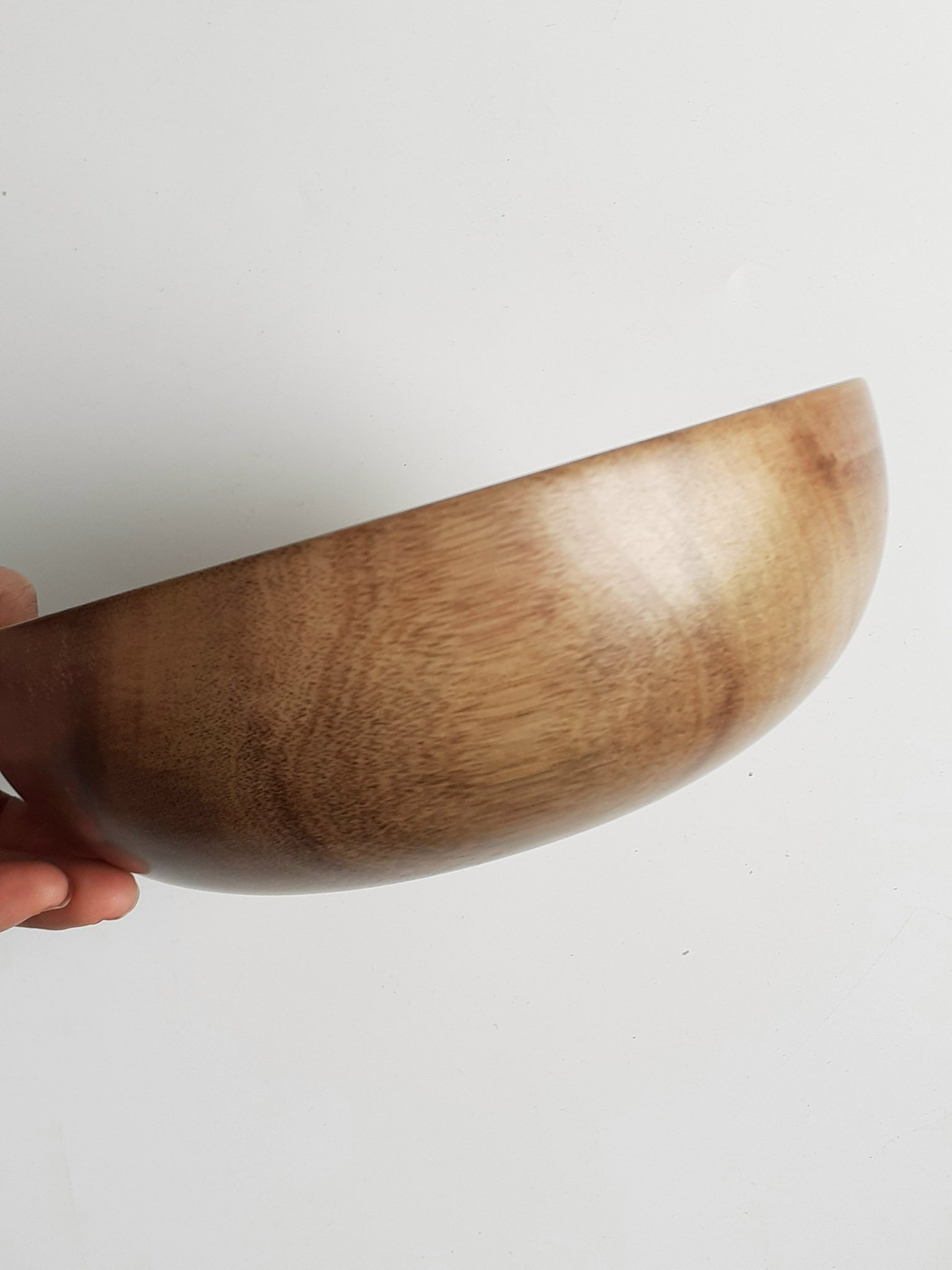 Bát Gỗ Keo Tự Nhiên Size 20x7cm Dùng Ăn Salad, Hoa Qủa, Decor Chụp Ảnh Của Vitrapro