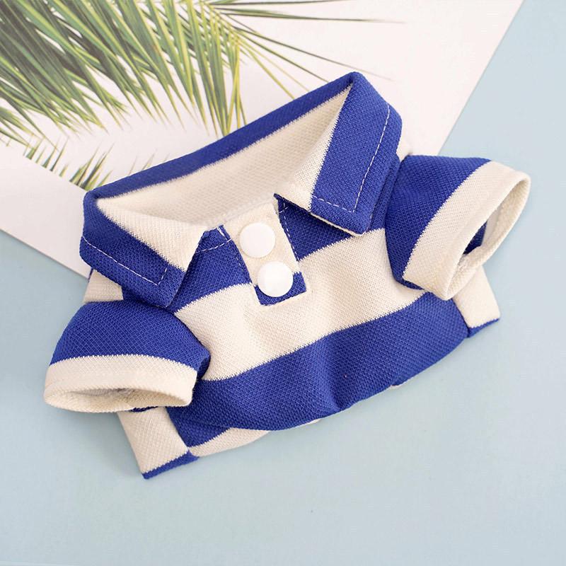 Áo thun Polo cho chó mèo , Áo thun có cổ cho thú cưng vải Cotton, thoáng mát, mềm mại