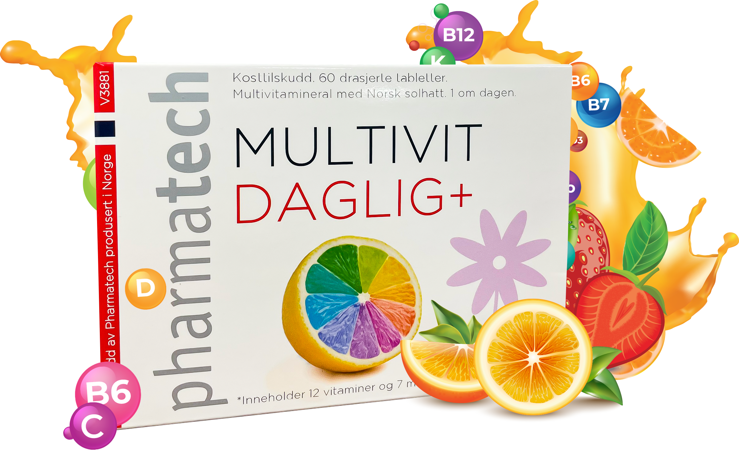 Combo viên uống bảo vệ sức khỏe Vitamin tổng hợp Multivit Daglig và Fluor Daglig Pharmatech