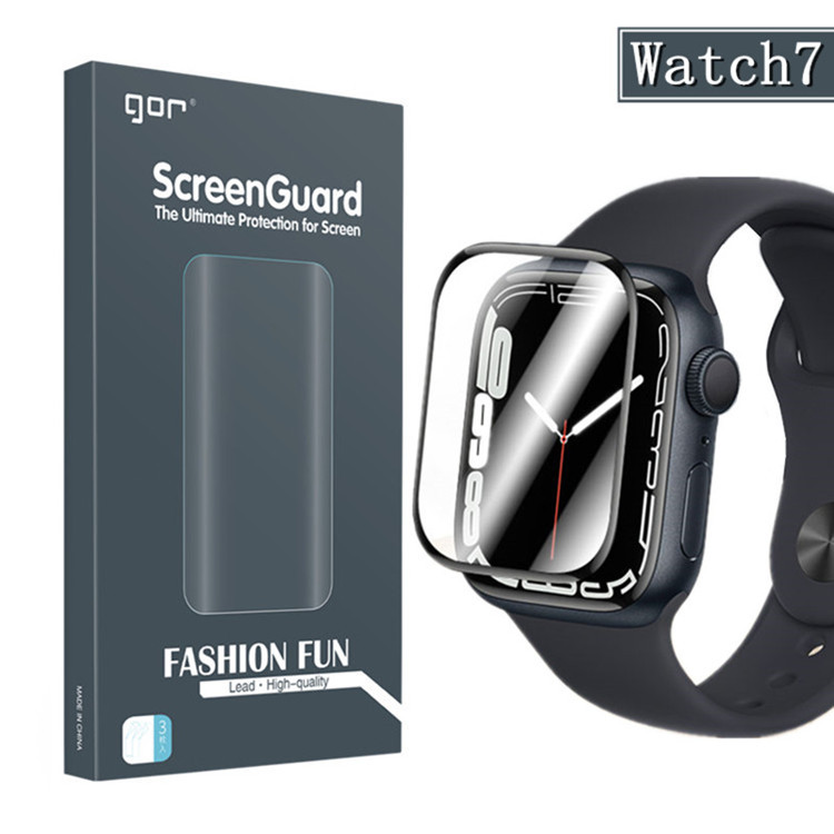 Bộ 5 miếng dán Gor TPU cho Apple Watch Series 4/ 5/ 6/ 7/ 8/ 9/ SE Size 40/ 41/ 44/ 45 mm ( hộp 5 miếng)- Hàng chính hãng