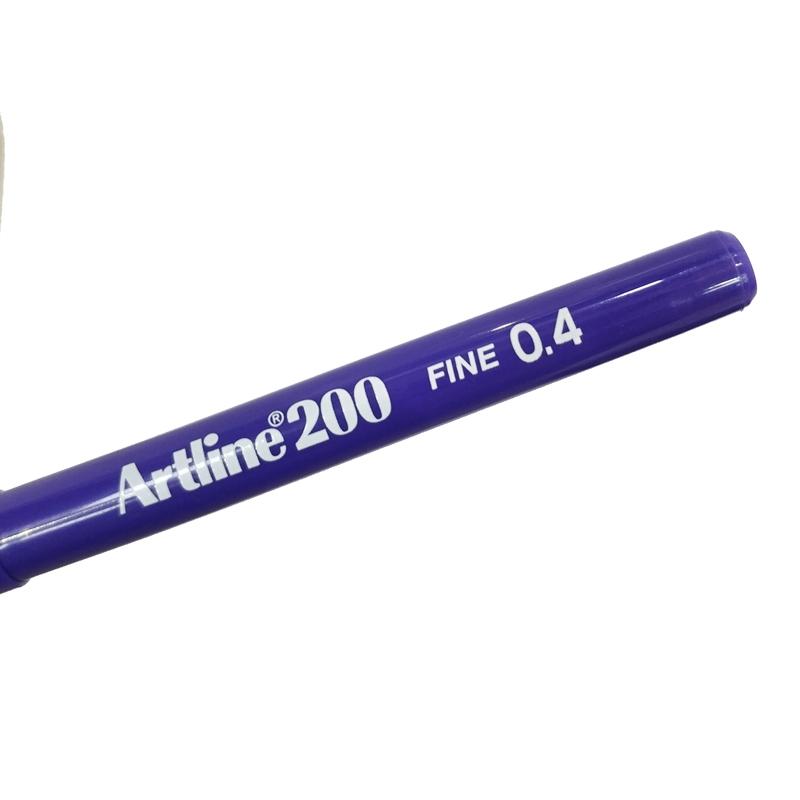 Bút Vẽ Kỹ Thuật 0.4 mm - Artline EK-200-PUR - Màu Tím