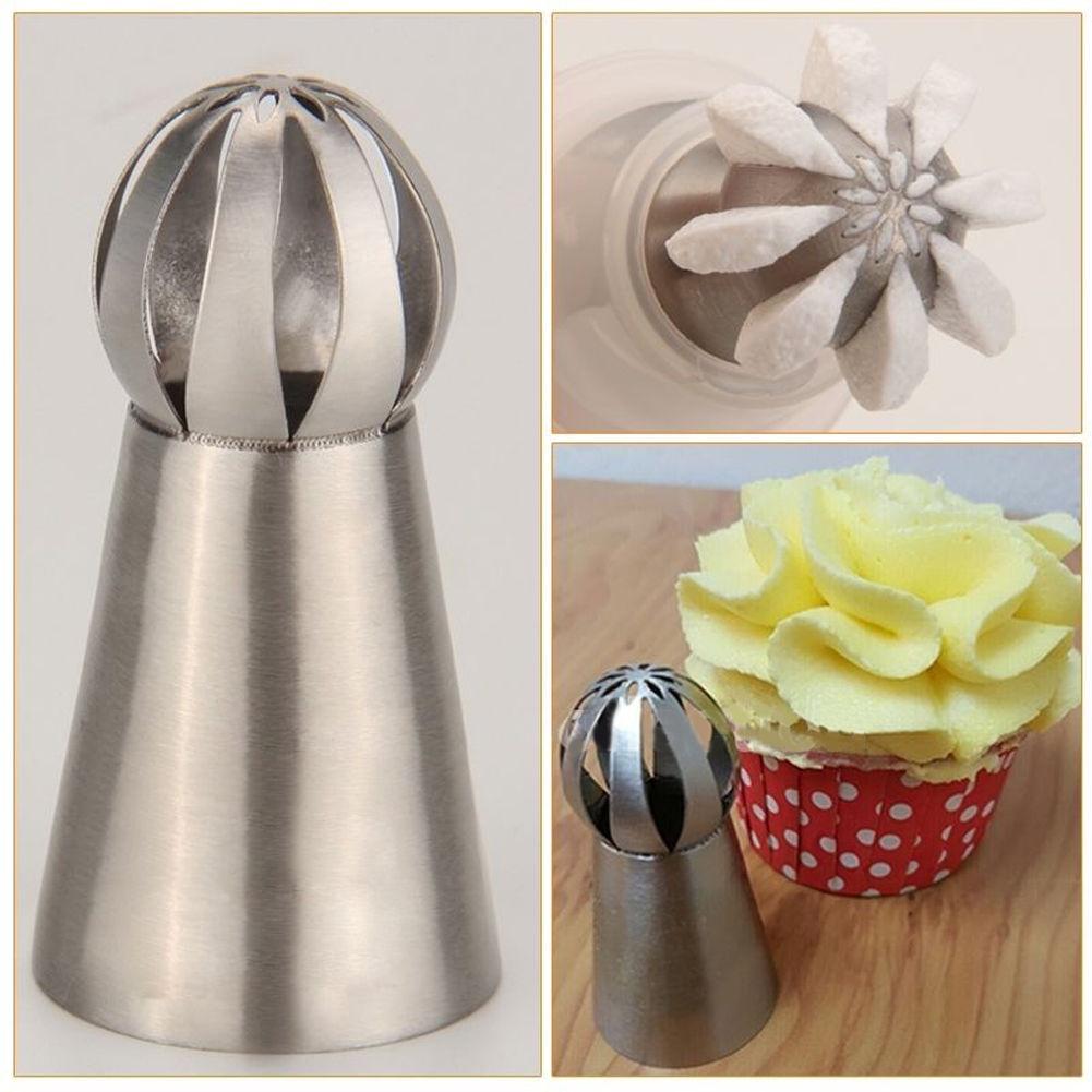 Bộ 7 Đuôi bắt bông kem cupcake 3D Balltips cầu đui tạo hình hoa văn bánh kem dạng Hình Quả Cầu - CBDUI3DBALL7P