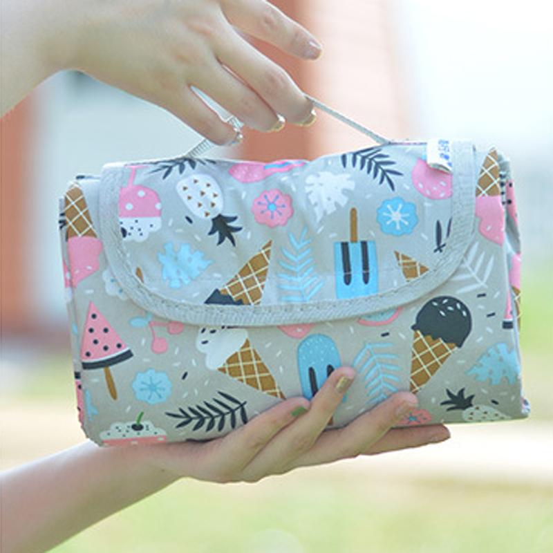 Trẻ Em Thảm Picnic Kid Cắm Trại Alpaca Con Cú Thảm Bãi Biển Lều Chăn Cho Bé Thảm Ngoài Trời Miếng Lót