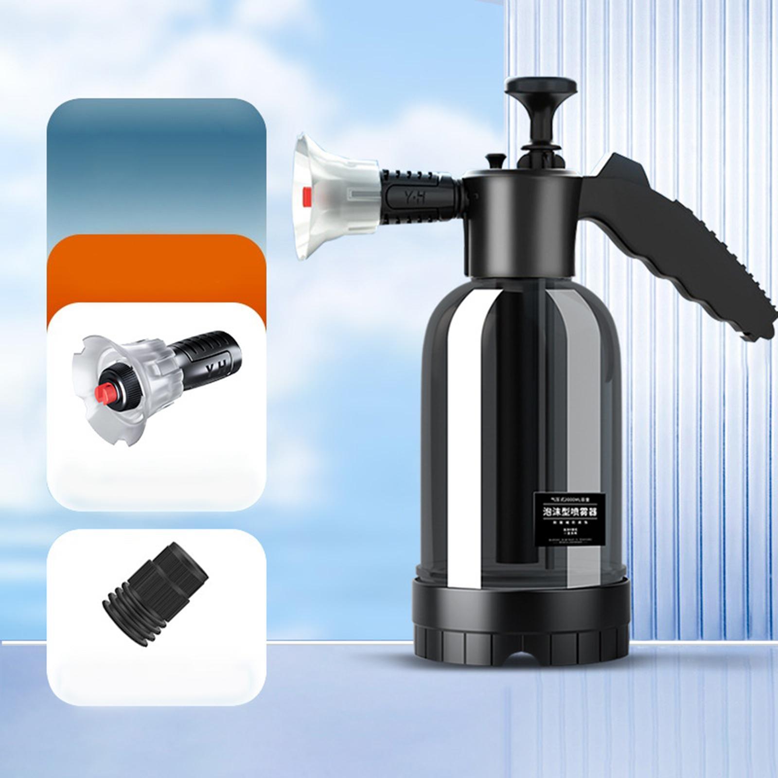 Car Wash Pump Foaming Watering Can Foam Sprayer for Watering Flower Garden