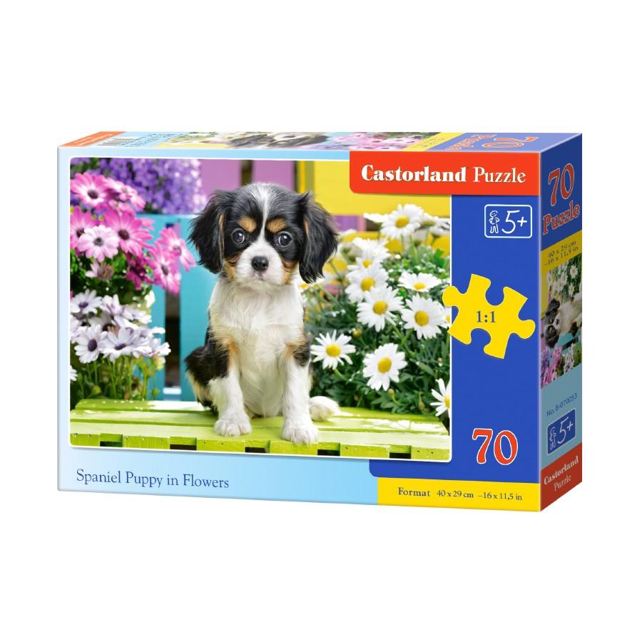 Xếp hình puzzle chú chó Spaniel 70 mảnh CASTORLAND B-070053