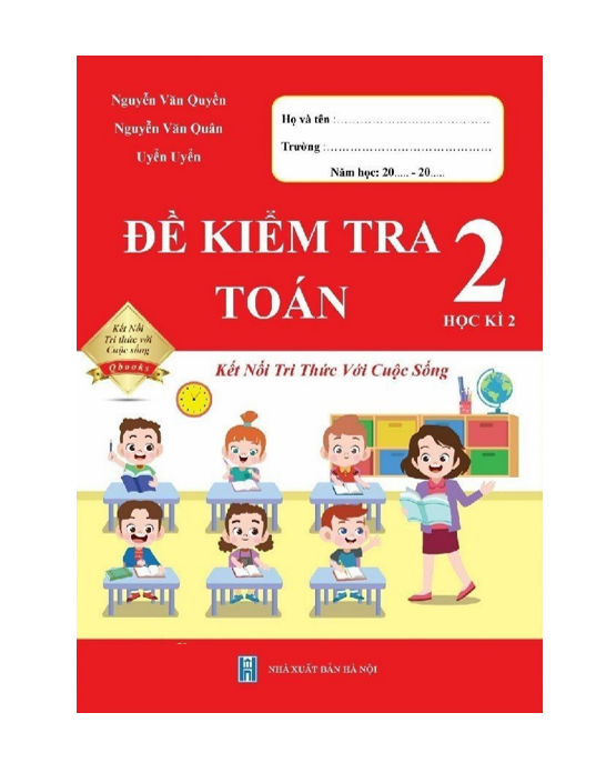 Sách - Đề kiểm tra toán 2 học kì 2