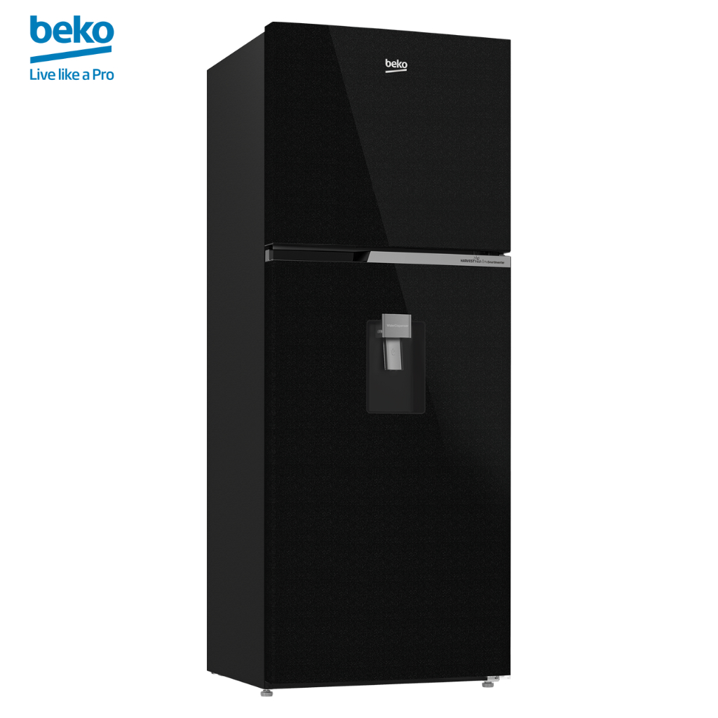 Tủ Lạnh 2 Cửa Ngăn Đá Trên BEKO Dung Tích 375 Lít, Ngăn Đông Mềm -3°C, Vòi Lấy Nước Ngoài - RDNT401I50VDHFSU - Hàng Chính Hãng