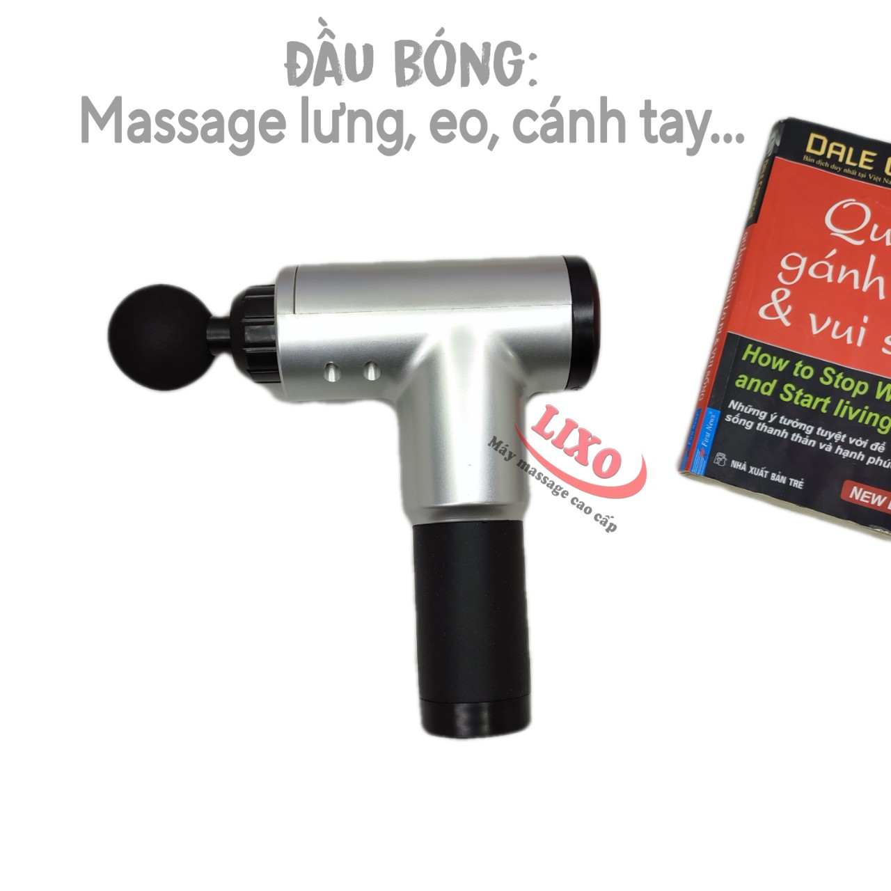 Máy massage cầm tay - LX 369 - Hỗ trợ giảm đau mỏi vai gáy, chân tay, căng cơ tại nhà