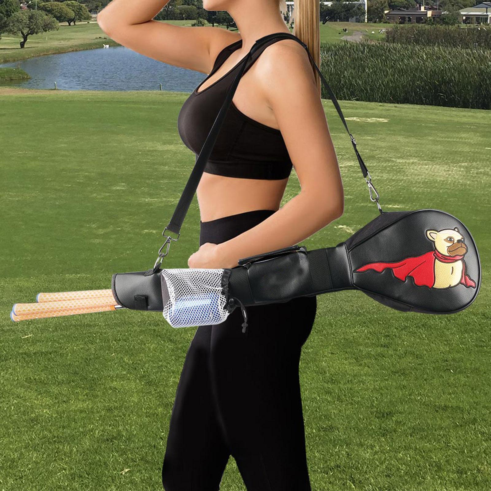 Golf Clubs, Golf Lightweight Carry Bag, Portable Zippered Travel Golf Case, Golf Sunday Bag for Driving Range Golfing Accessories