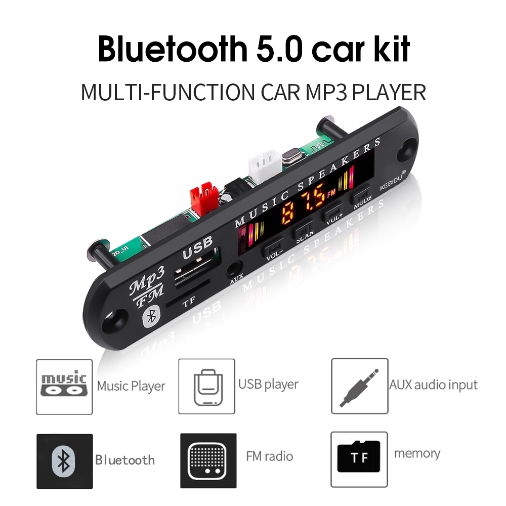 Mạch Giải Mã Mp3 Usb/Tf/Aux/Bluetooth 7-12VDC