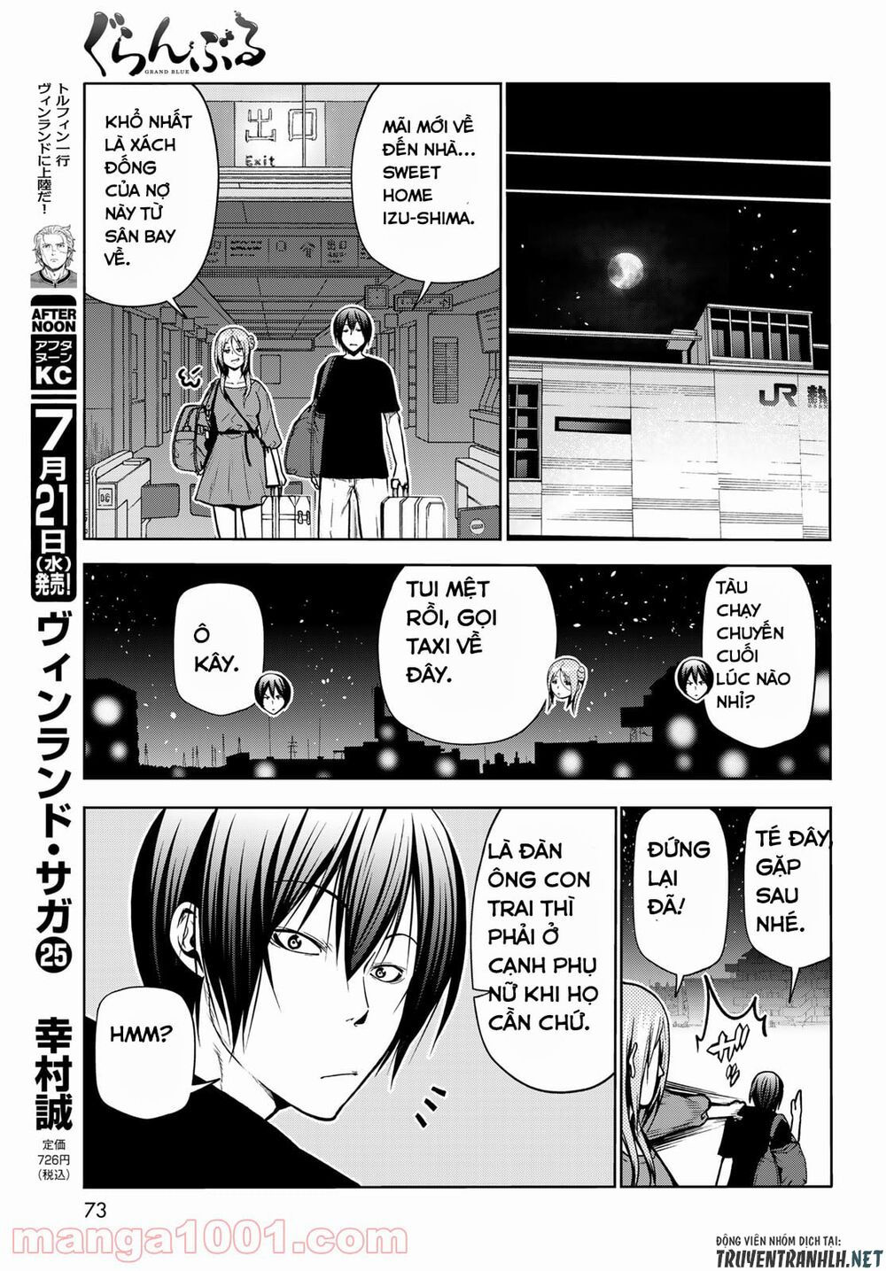 cô gái thích lặn - grand blue chapter 69 36