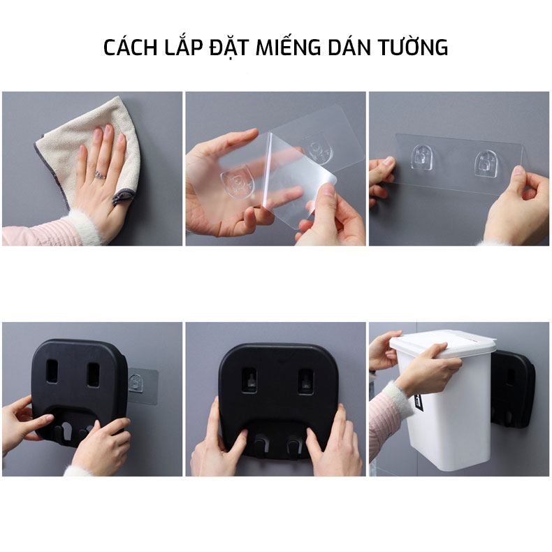 Miếng Dán Treo Tường Dành Cho Thùng Rác