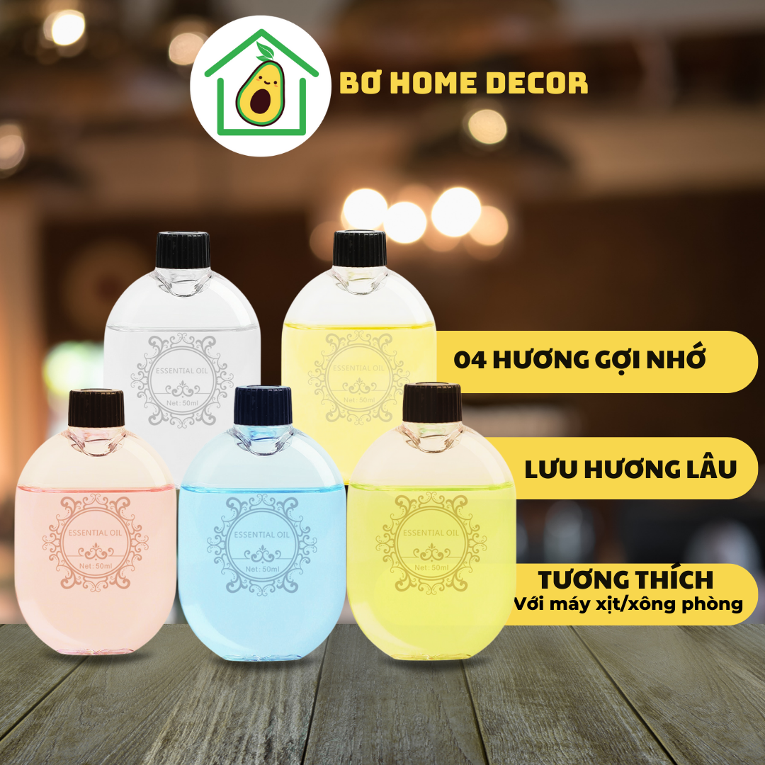 Nước Hoa Xịt Phòng BOHOMEDECOR, tinh dầu thiên nhiên:4 loại mùi hương thơm nhẹ dịu, giúp tinh thần thư giãn, thoải mái