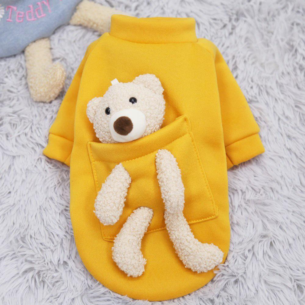 Áo Gấu Bông Sau Lưng Cho Thú Cưng Chó Mèo