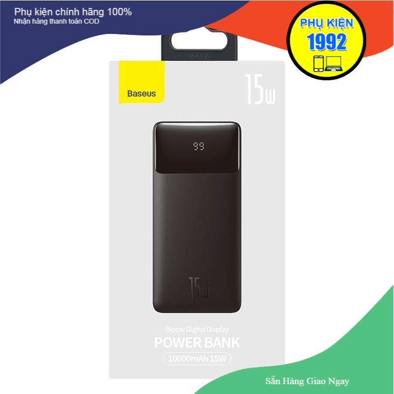 Pin Dự Phòng Baseus Bipow Digital Display 20000mah 20W - Hàng Chính Hãng