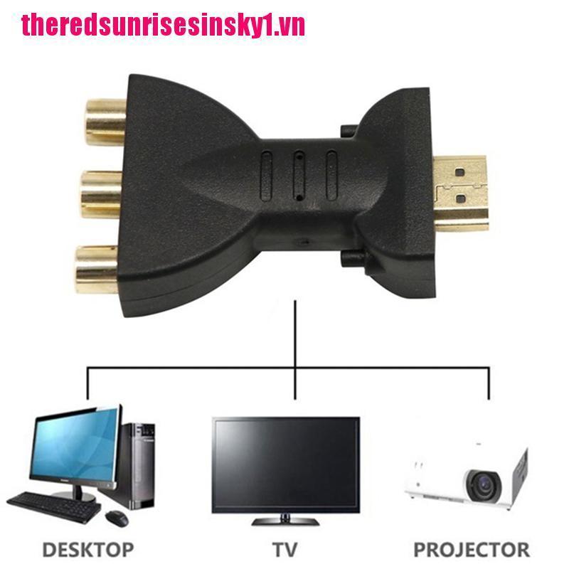 Giắc Chuyển Đổi Từ Cổng Hdmi Sang Cổng Rca Video Audio Av