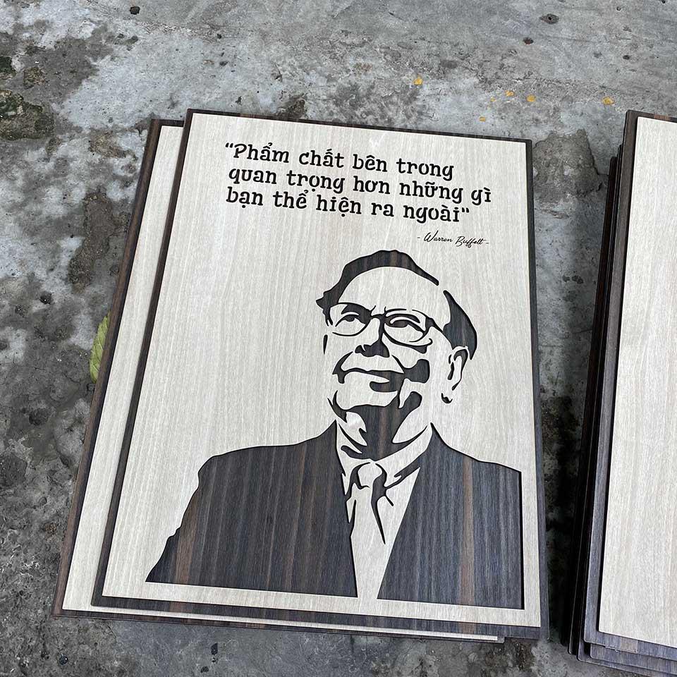 Tranh gỗ tạo động lực trang trí văn phòng - "Phẩm chất bên trong quan trọng hơn những gì bạn thể hiện ra ngoài"