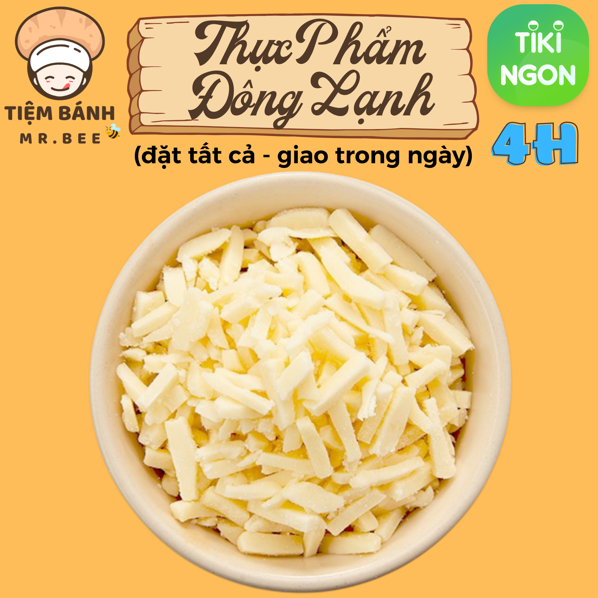 – Phô mai bào sợi Mozzareal - 500g