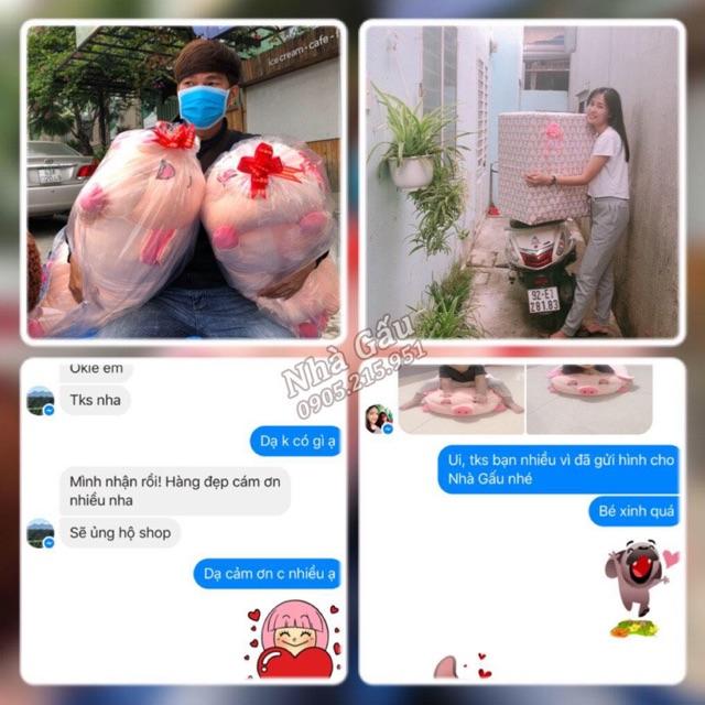 Gấu bông Heo Lim Dim/ heo híp đủ size, cực mịn - hàng QCCC