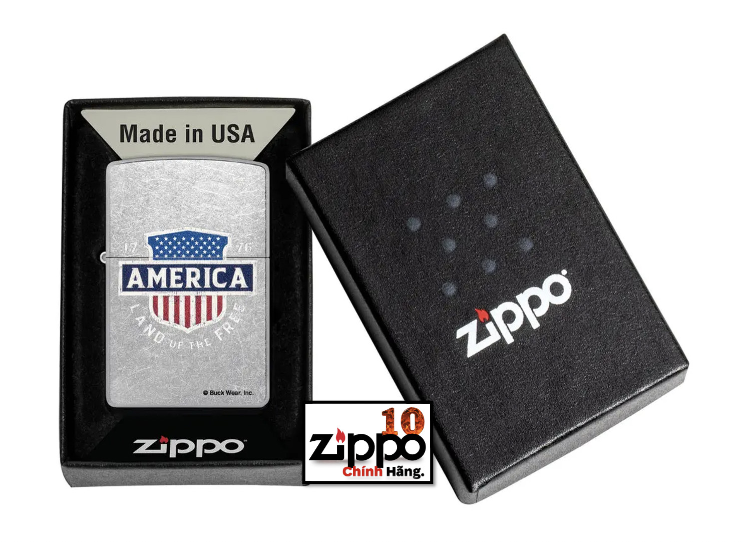 Bật lửa Zippo 48938 Buck Wear - Chính hãng 100%