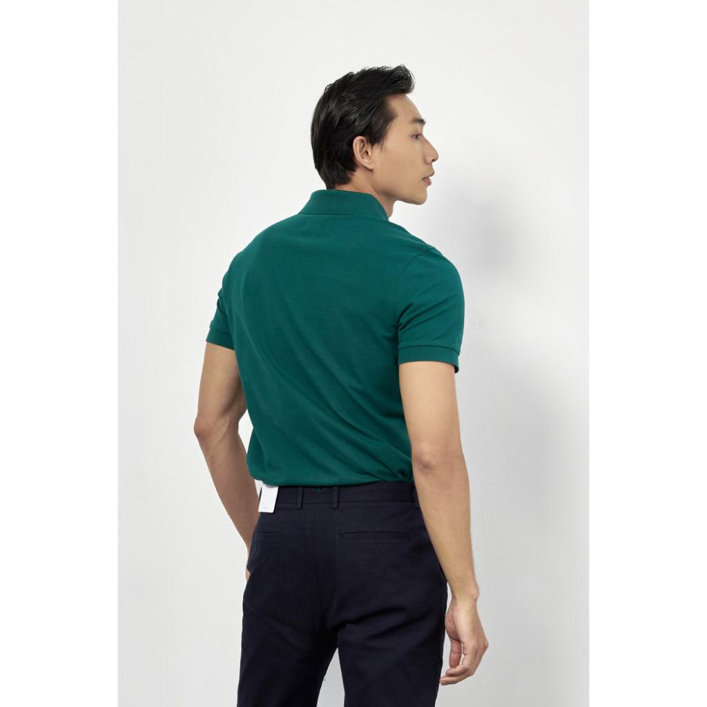 Áo Polo Nam Trơn Cổ Dệt Gân To Form Fitted - 10S23POL066 | LASTORE MENSWEAR