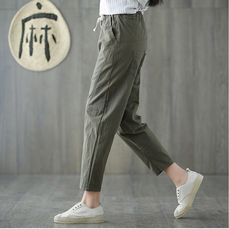 Quần baggy harem Linen nữ ArcticHunter, thời trang thương hiệu chính hãng