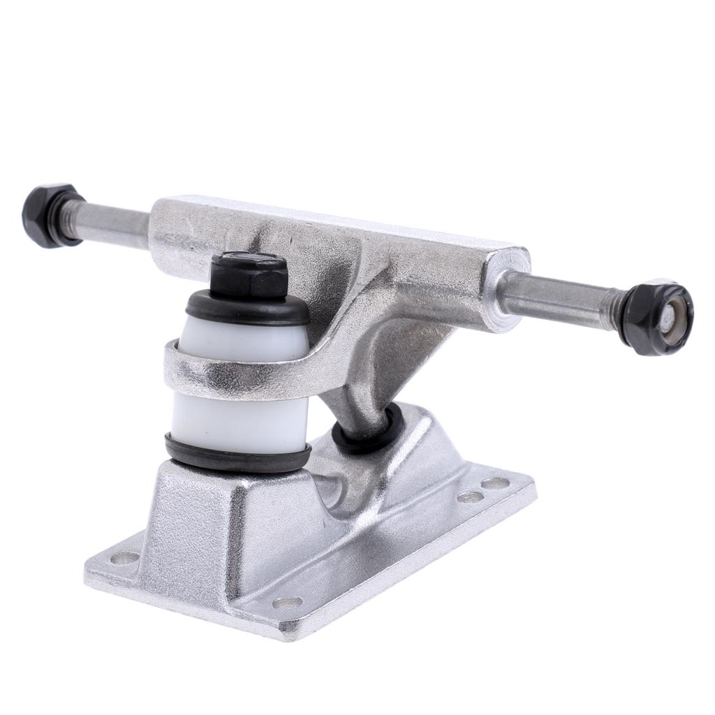 2xAluminum Alloy 3.25"/83mm Skateboard Truck Longboard Truck Outdoors Silver