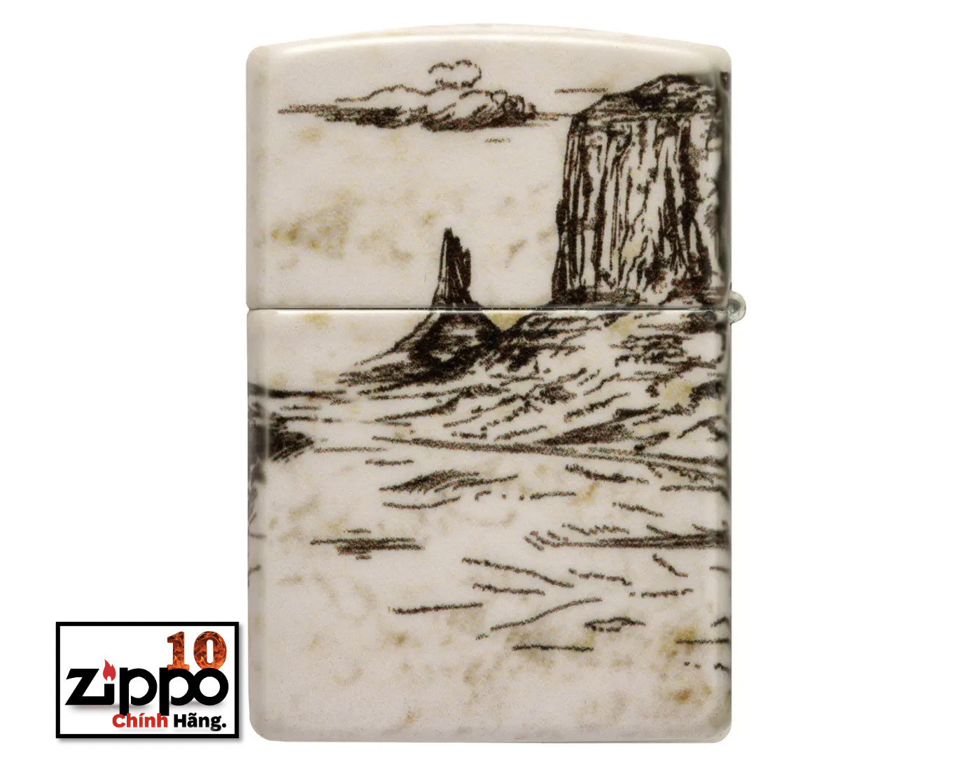 Bật lửa Zippo 48518 Wild West Scene Design - Chính hãng 100%