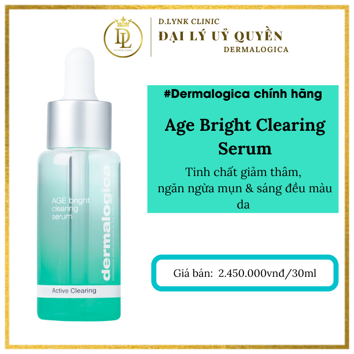 Serum Huyết Thanh Dưỡng Da Ban Đêm Dành Cho Da Lão Hóa Dermalogica Age Bright Clearing Serum 30ml