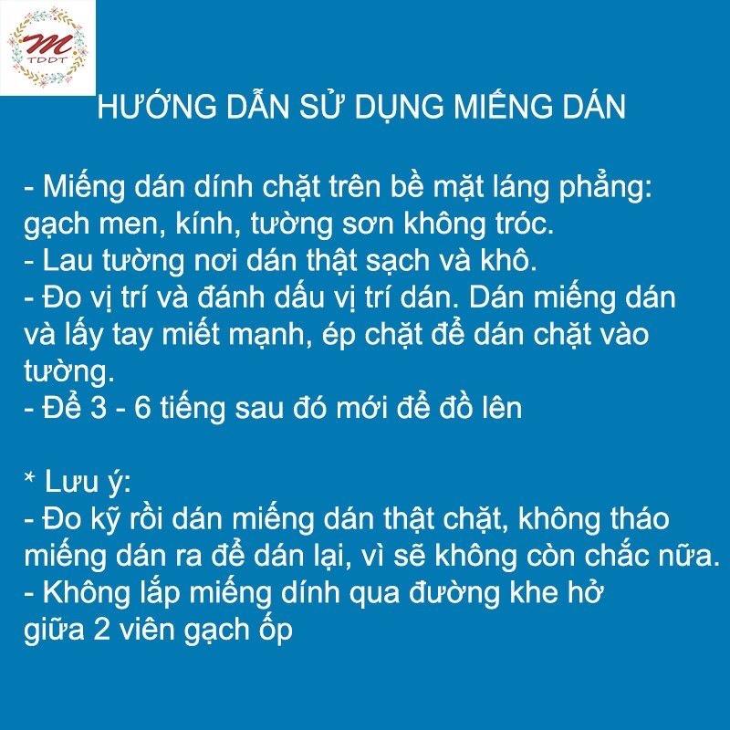 Miếng Dán Chữ U Ghép Treo Khay - Kệ - Ổ Cắm - Router Wifi