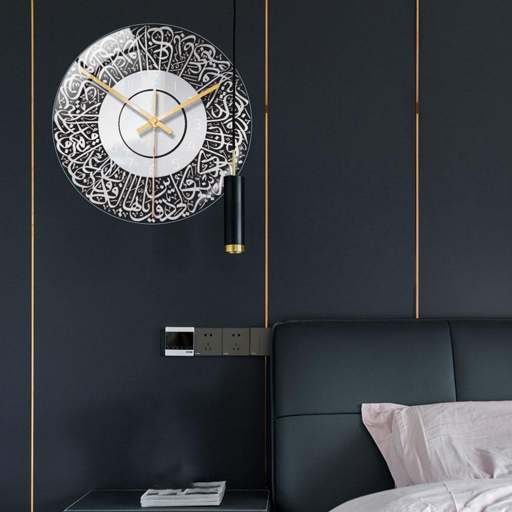 30cm Silent Wall Clock Home Bedroom Decor