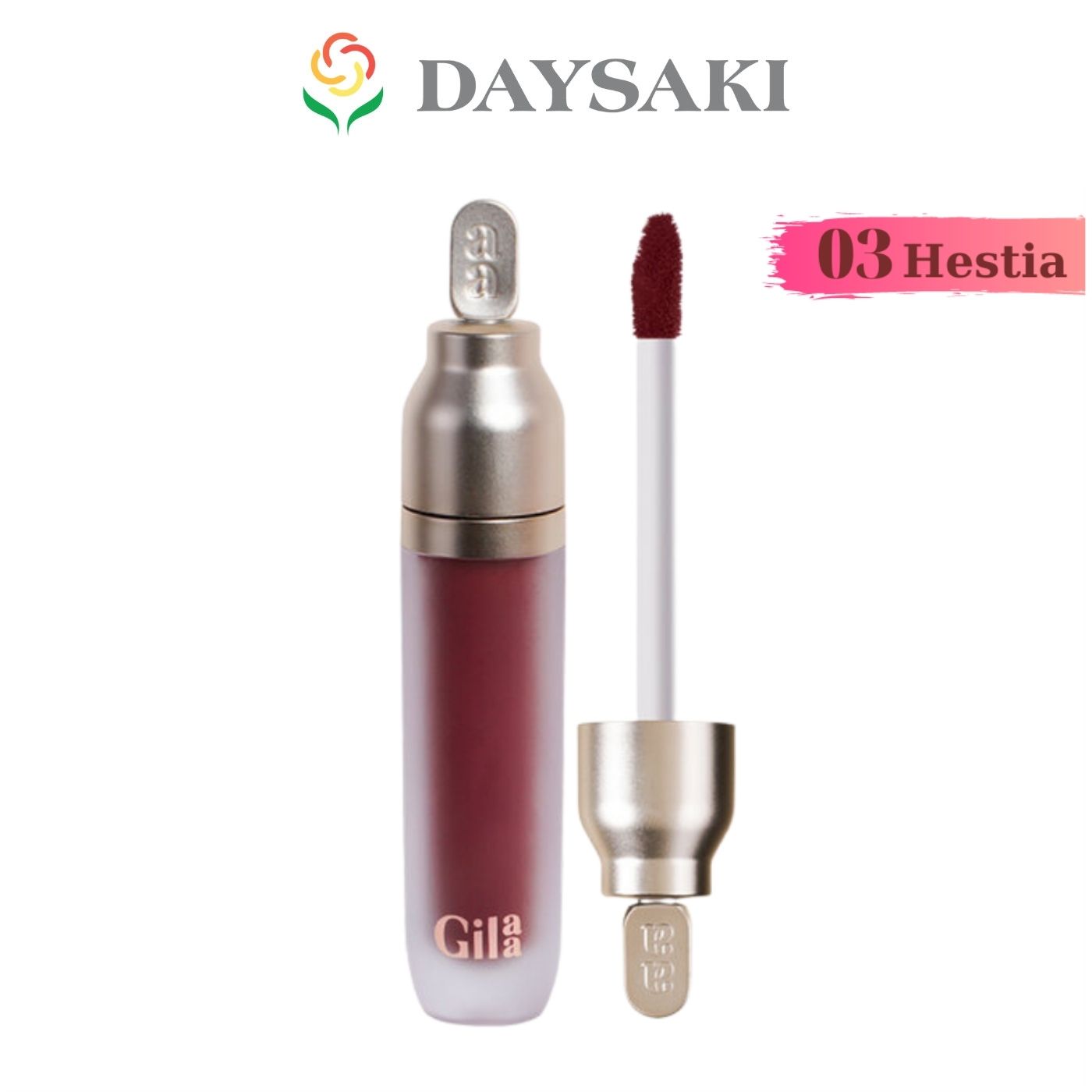 Gilaa Son Kem Lì, Dưỡng Ẩm Cho Môi Căng Mọng Plumping Lip Serum 3.8g #03 HESTIA