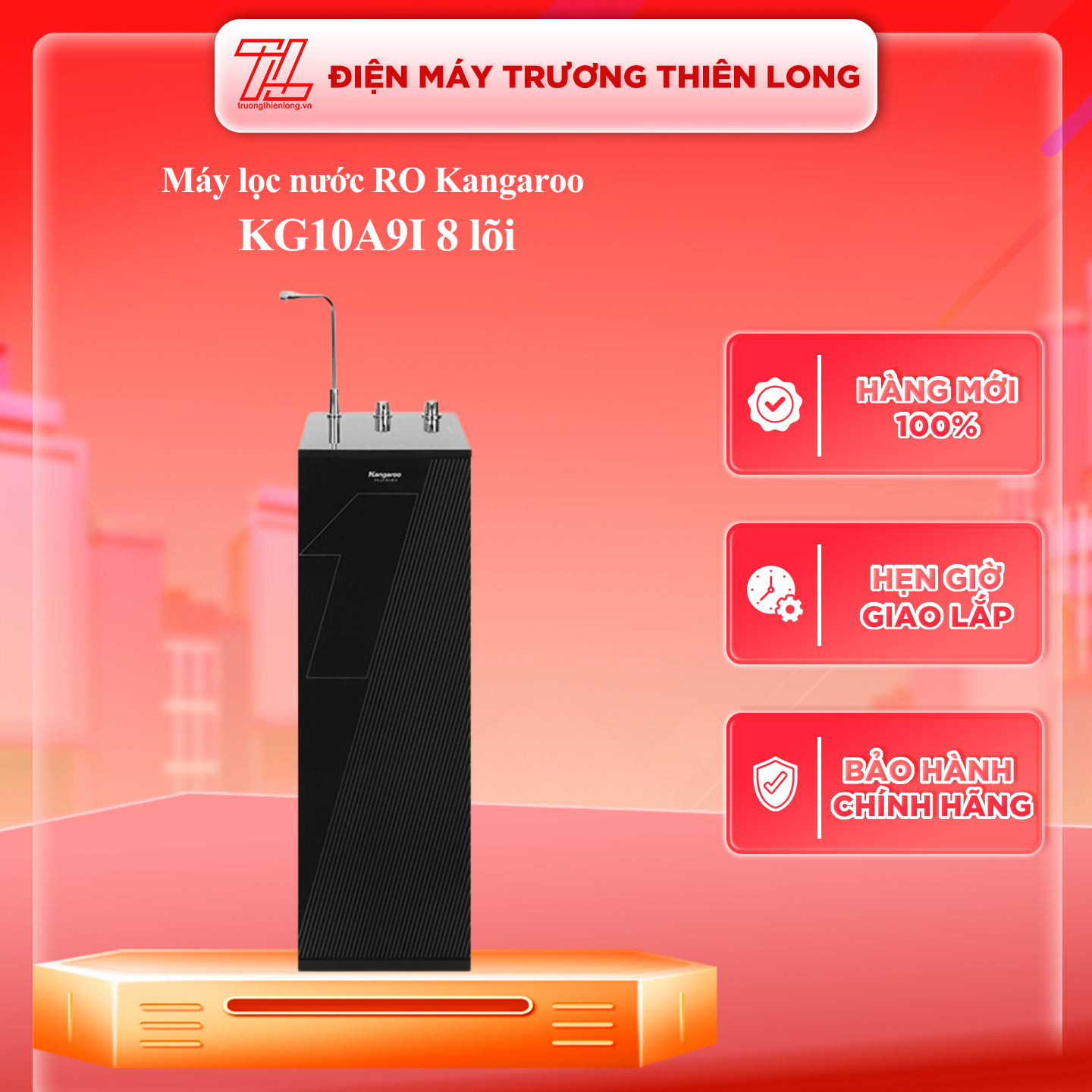 Máy lọc nước Kangaroo Hydrogen nóng lạnh Infinity KG10A9I - Hàng chính hãng