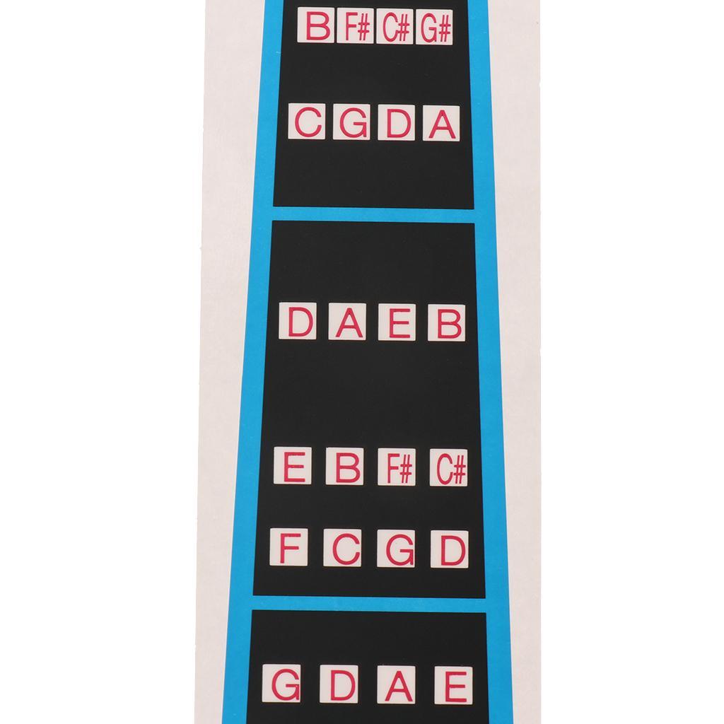 Violin Chart Finger Sticker Guide Intonation Chart for Violin Parts