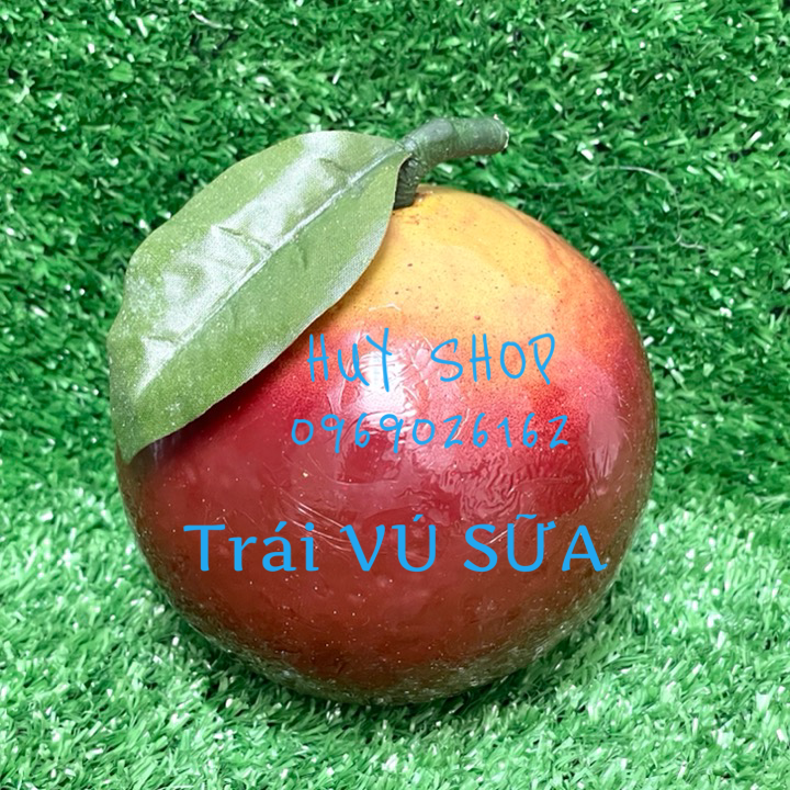 1 Trái VÚ SỮA nhân tạo trang trí - Trái Cây Giả