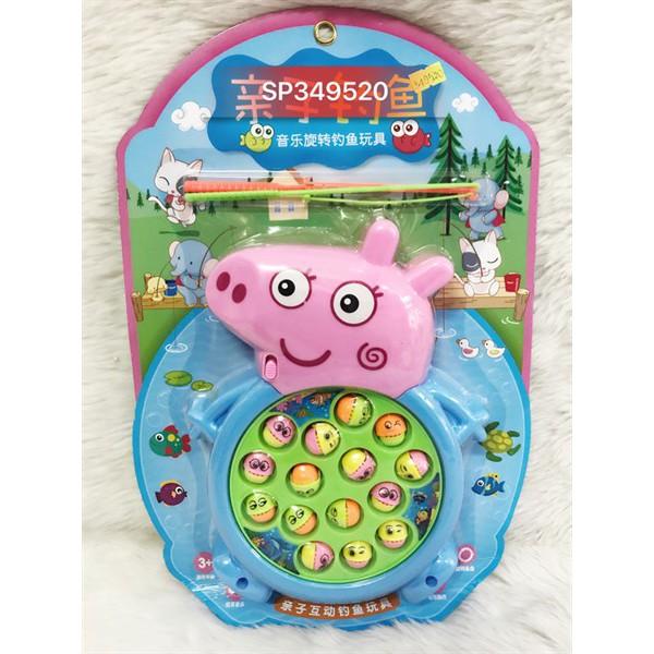 Đồ Chơi Vỉ câu cá pin heo hồng Peppa , 1688-2 - SP349520