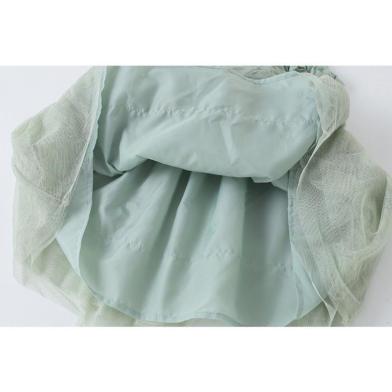 Đầm xoè kết hoa HM bé gái xuất xịn siêu xinh