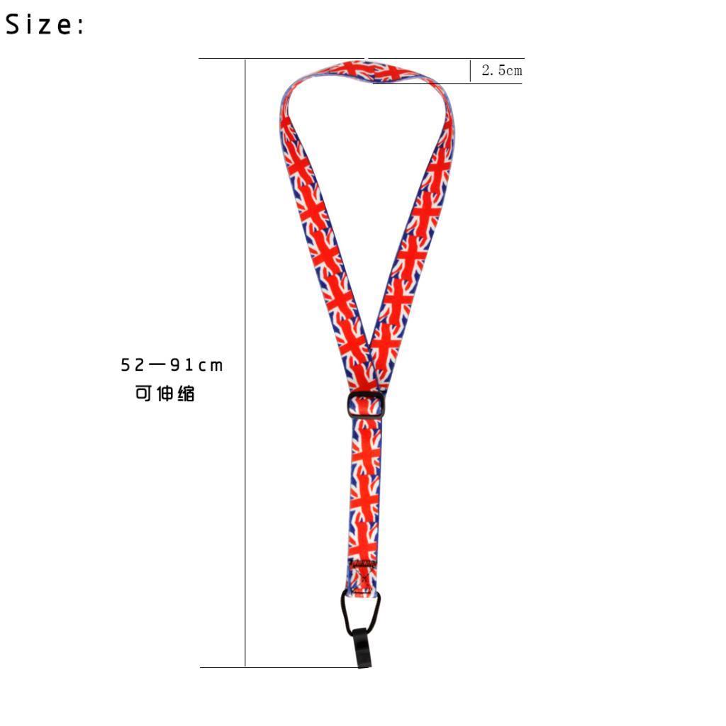 Ukulele Strap, Wide Shoulder Strap Comfortable to Wear, Red Color
