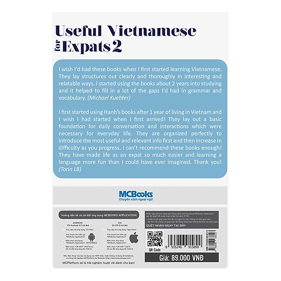 Useful Vietnamese For Expats 2 (Tặng kèm Booksmark)