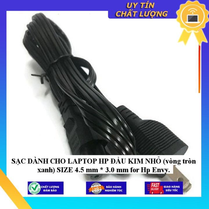 SẠC dùng cho LAPTOP HP ĐẦU KIM NHỎ (vòng tròn xanh) SIZE 4.5 mm * 3.0 mm for Hp Envy - Hàng Nhập Khẩu New Seal