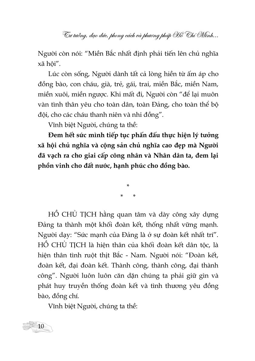 Tư tưởng, đạo đức, phong cách và phương pháp Hồ Chí Minh - Ngọn đuốc soi đường cho cách mạng Việt Nam
